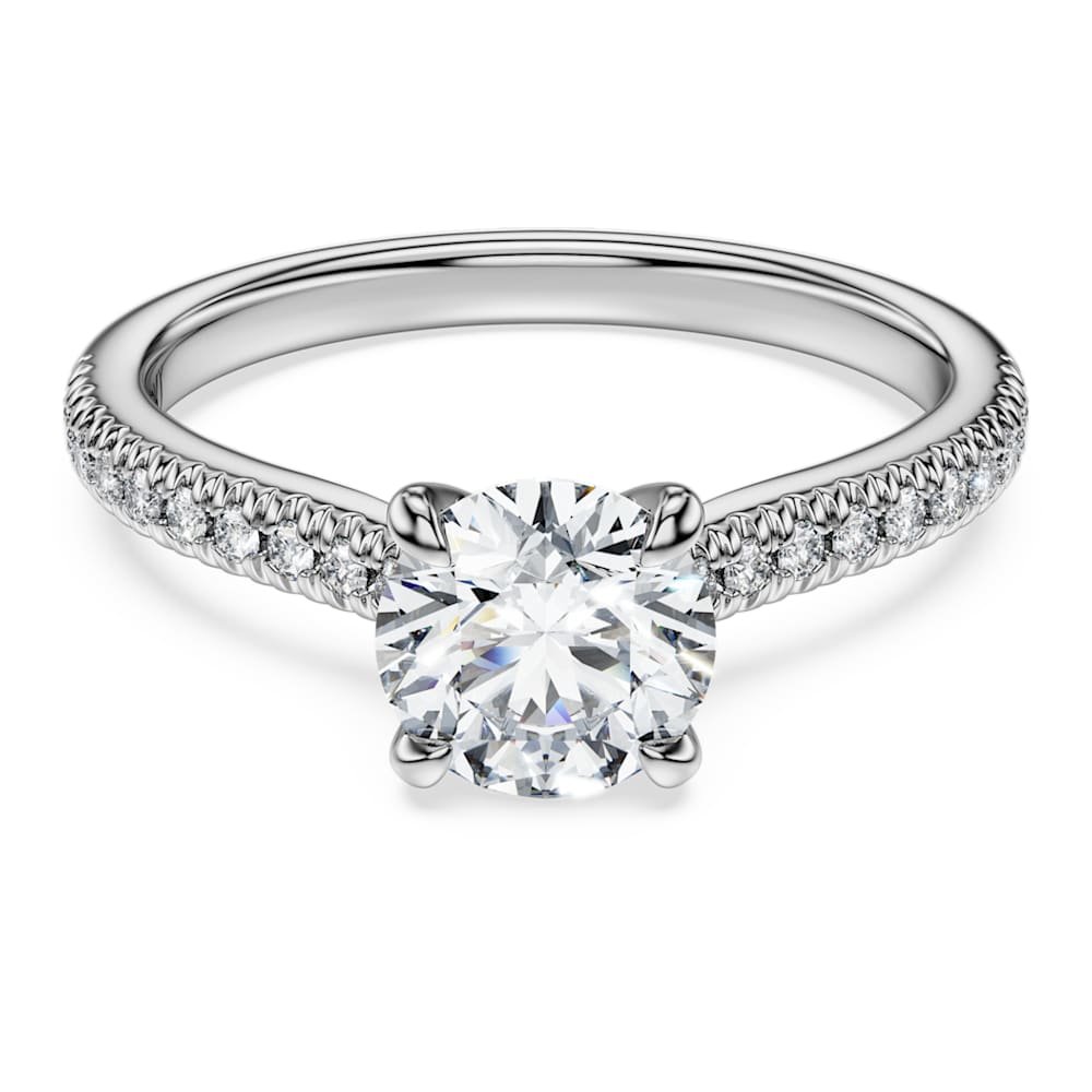 Bagues Solitaire Argent 925 Moderne Swarovski
