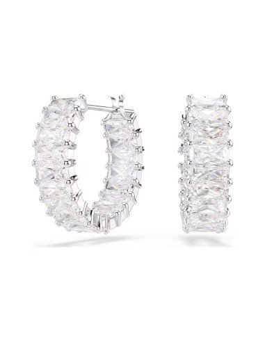 Boucles Doreilles Argent 925 Moderne Swarovski