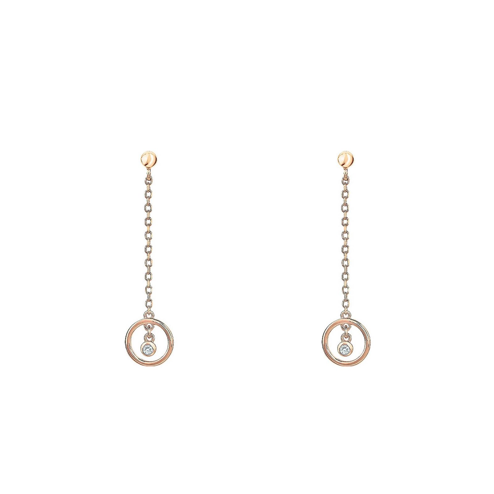 Boucles Doreilles En Diamant Plaque Or Vintage Tiffany