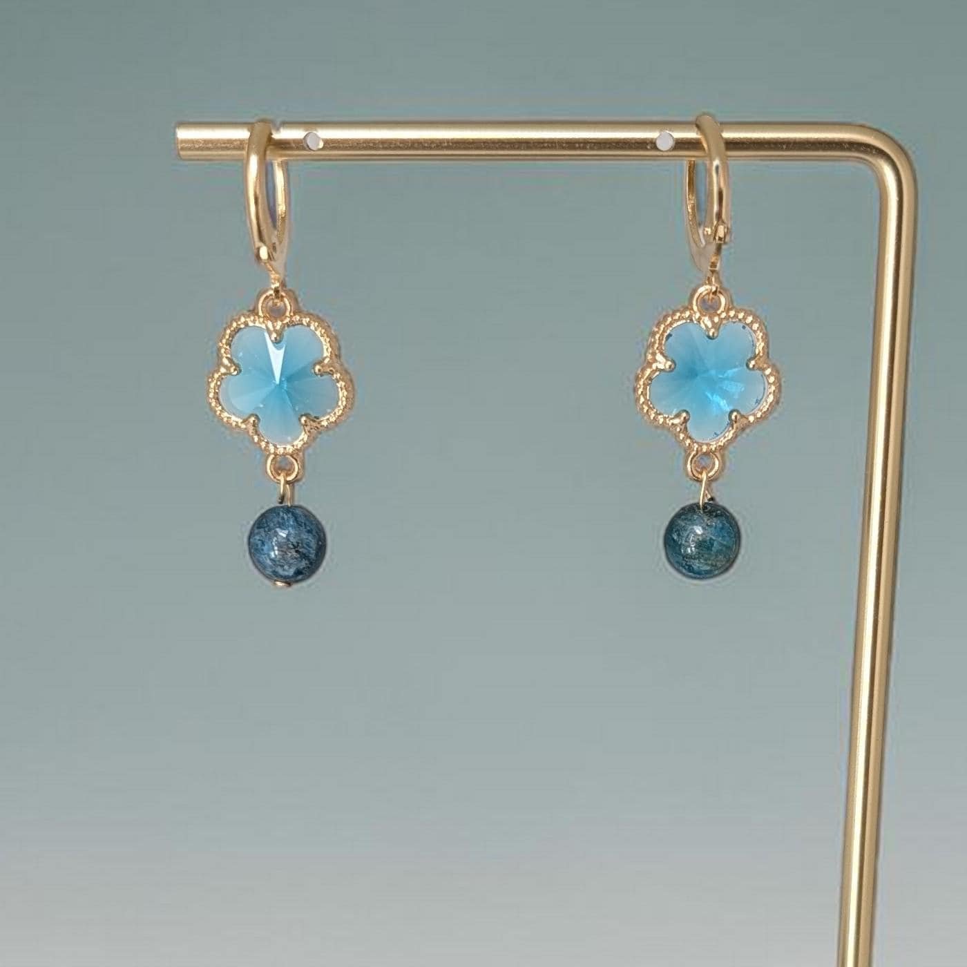 Boucles Doreilles Fantaisie Cristal Romantique Van Cleef
