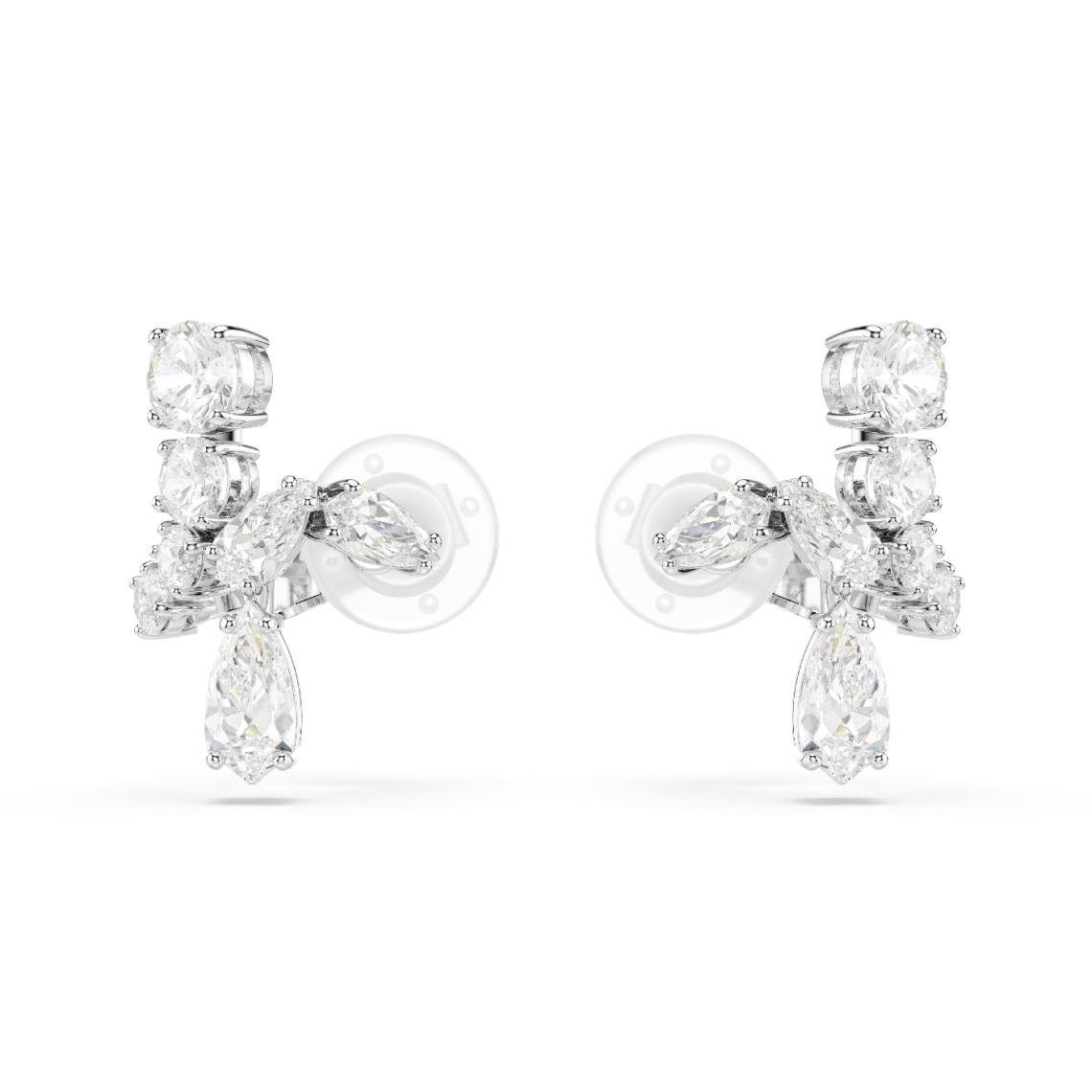 Boucles Oreilles Mode Argent 925 Moderne Swarovski