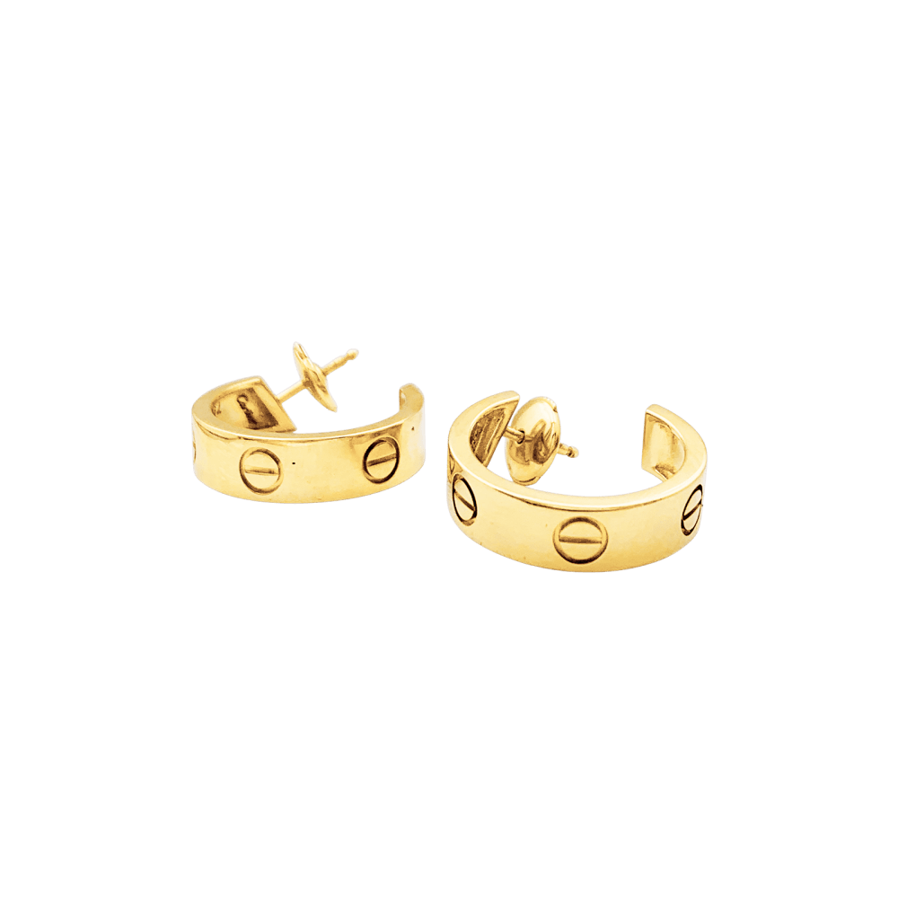 Boucles Oreilles Perles Acier Inoxydable Classique Cartier