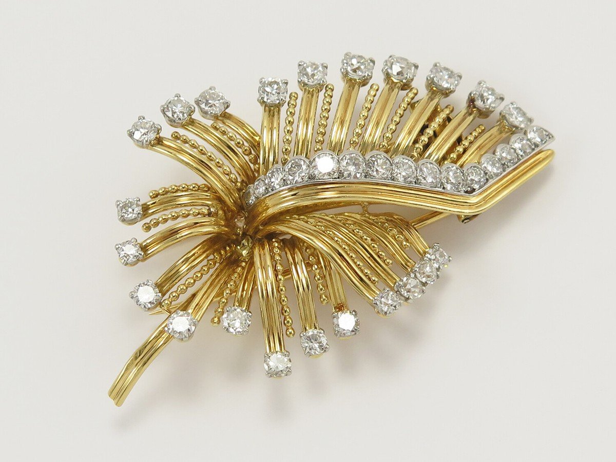 Broches Diamant Acier Inoxydable Classique Cartier