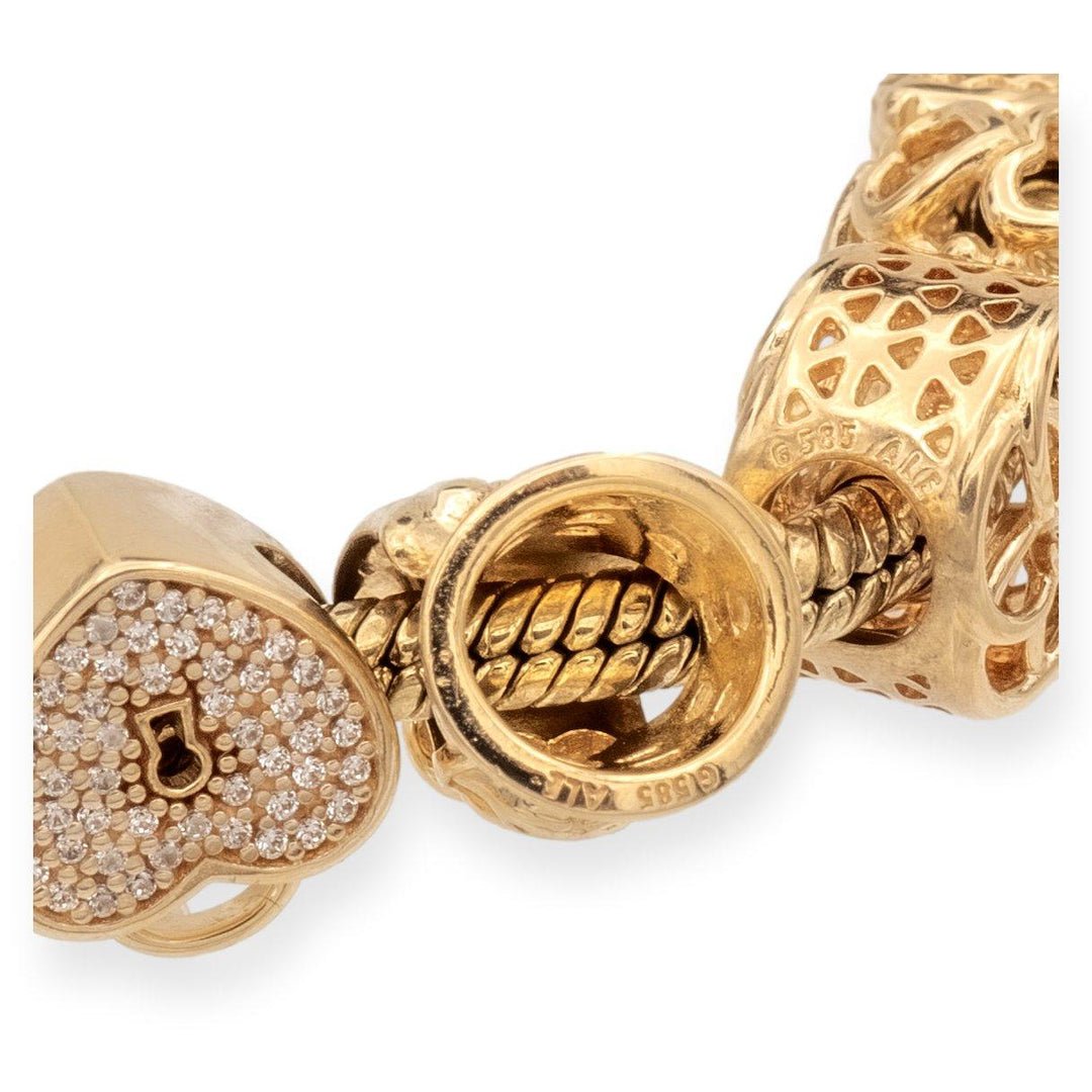 Broches Mode Or 18K Elegant Pandora