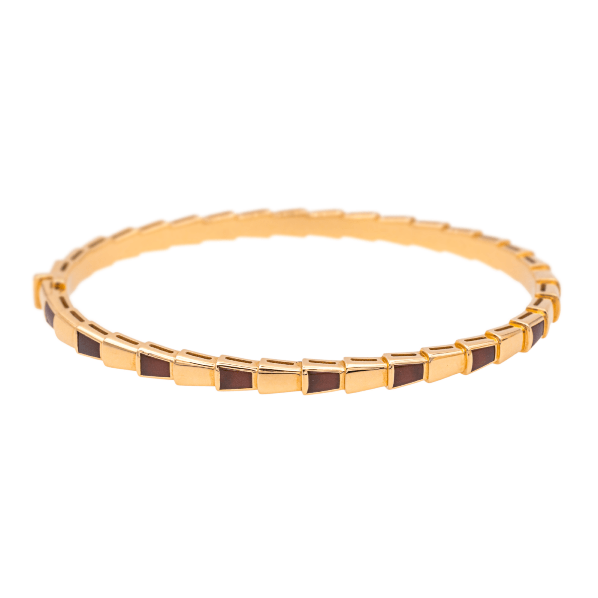 Bulgari Rose Bracelets En Cuir Titane