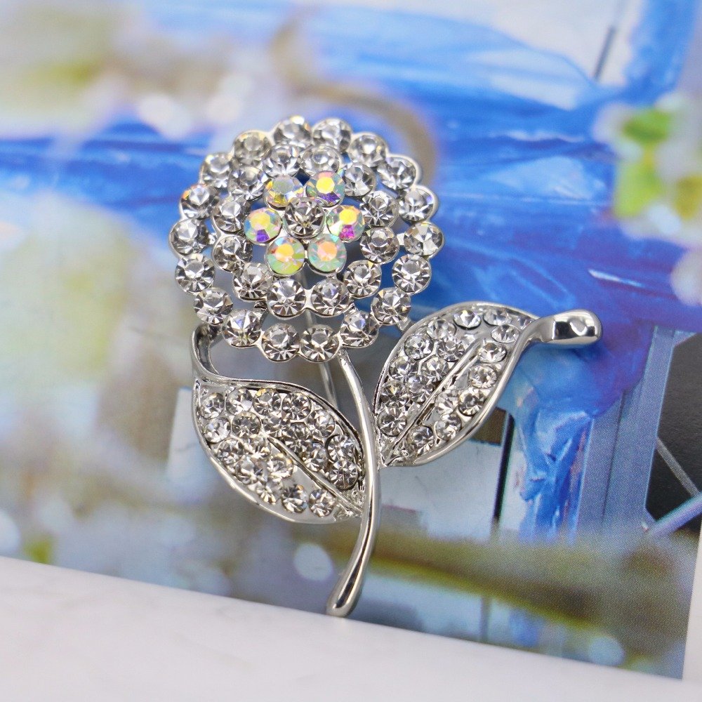 Bulgari Rose Broches Perles Titane