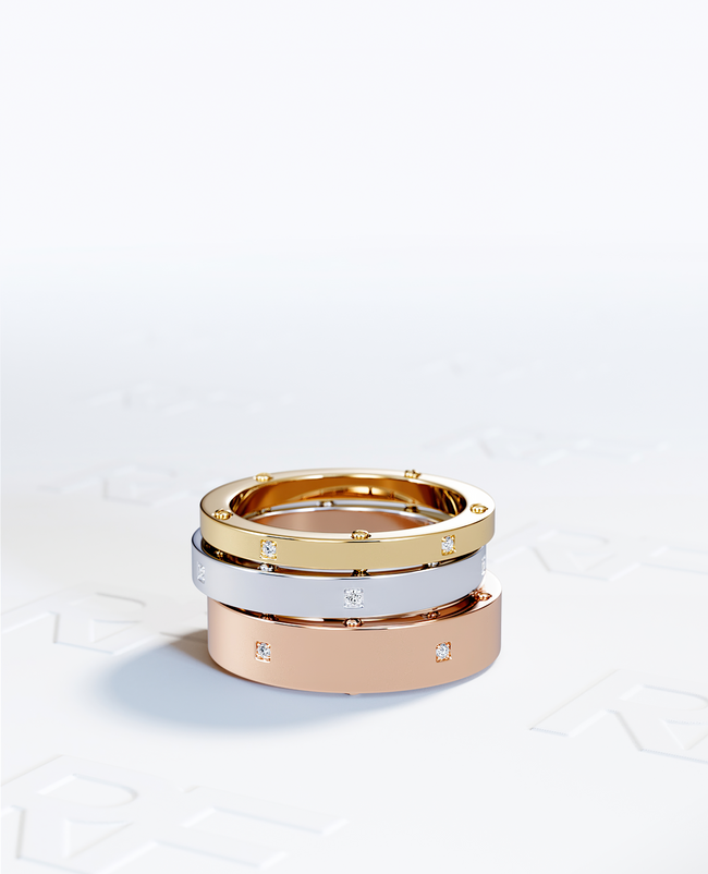 Bulgari Rose Pendentifs Initiales Titane