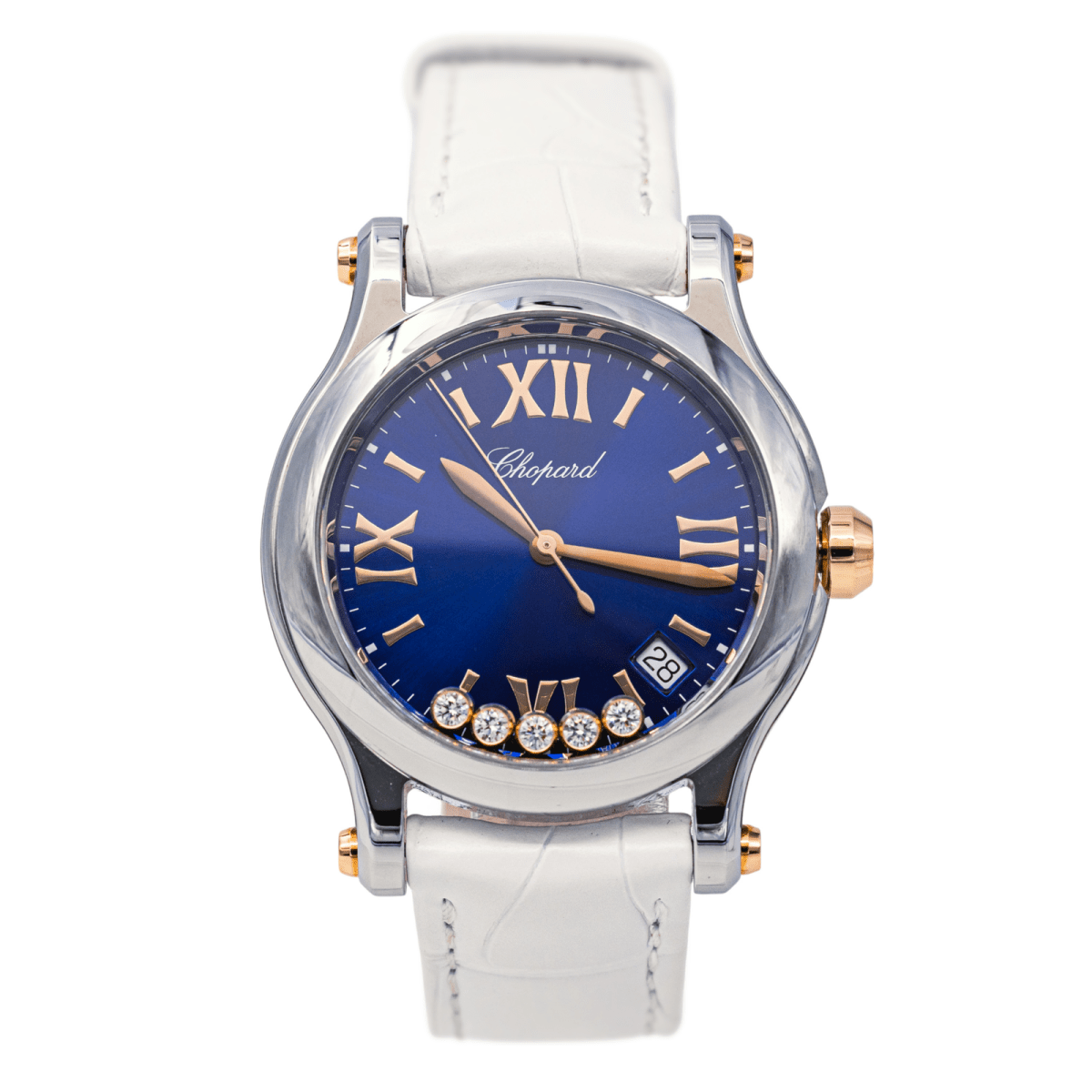 Chopard Bleu Bracelets A Breloques Cuir Veritable