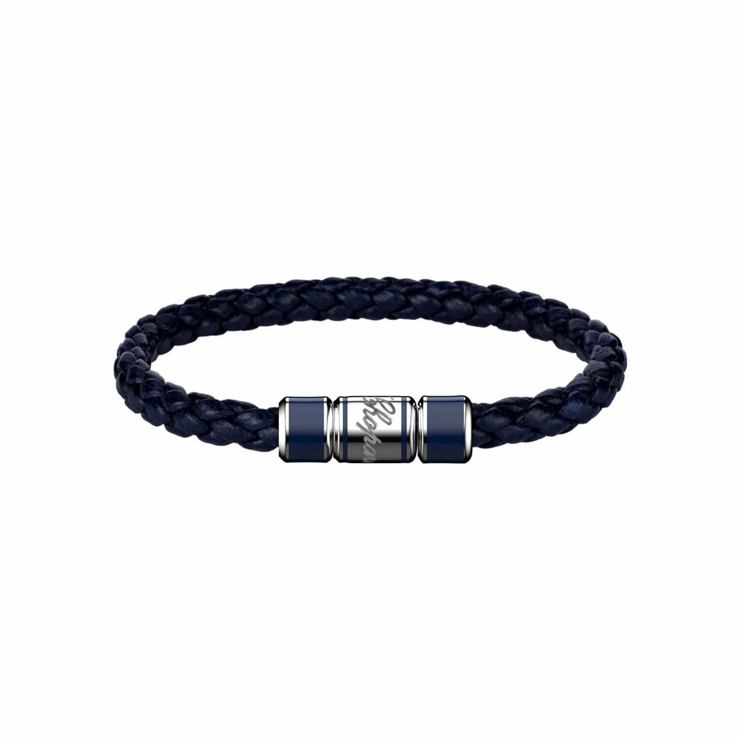 Chopard Bleu Bracelets Perles Cuir Veritable