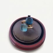 Chopard Puces D Oreilles Cuir Veritable - Bleu