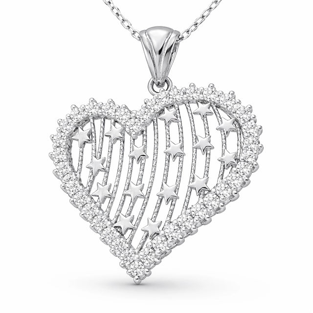 Collier Argent Occasion Speciale Brille