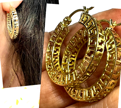Creoles Versace