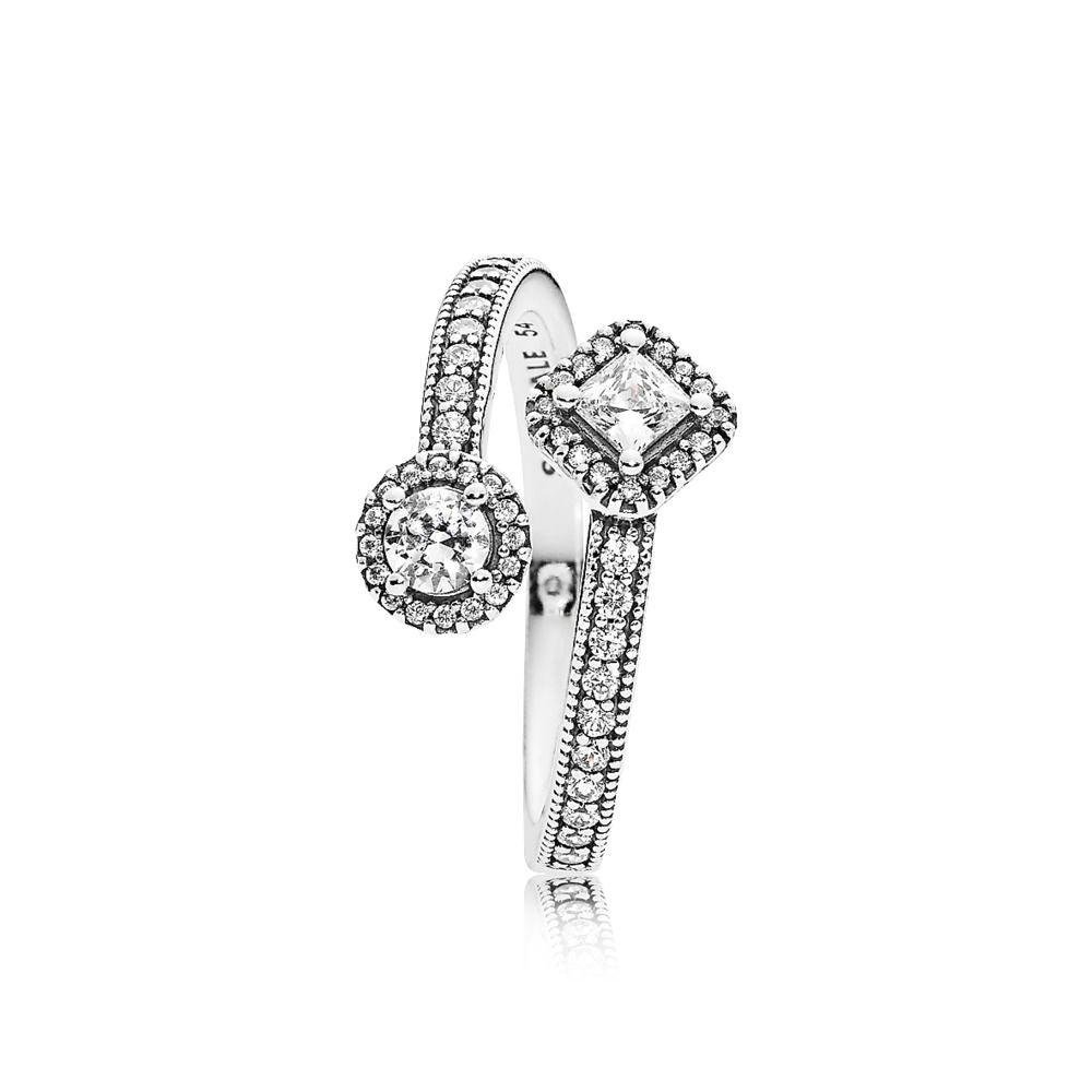 Elegant Bagues Avec Pierres Precieuses Noir - Pandora