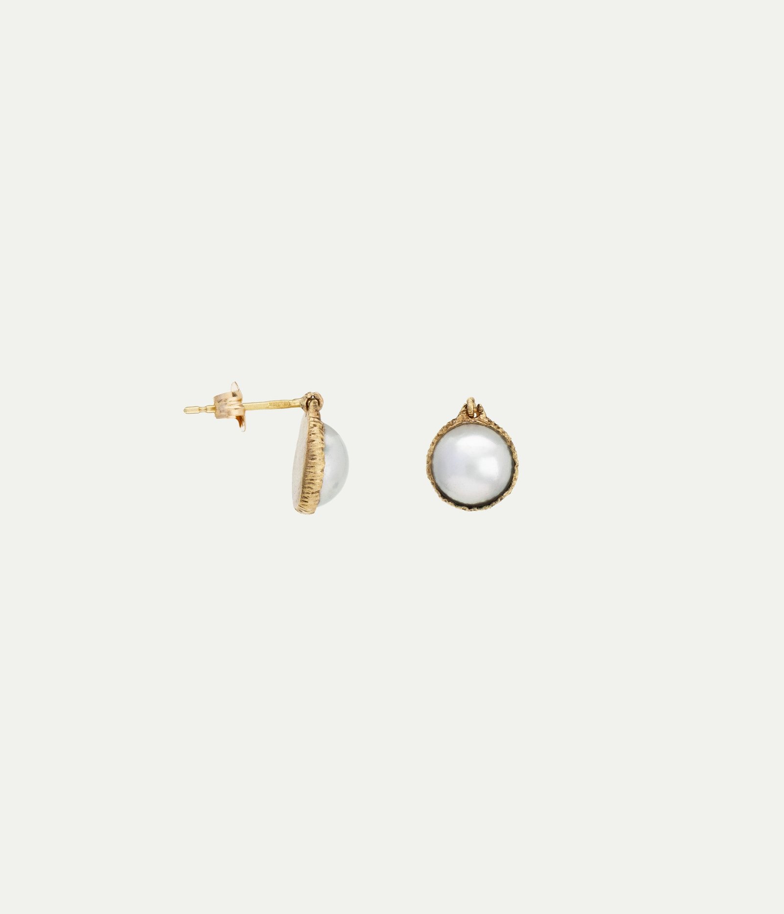 Elegant Boucles Doreilles En Perles 297 Or 18K Pandora