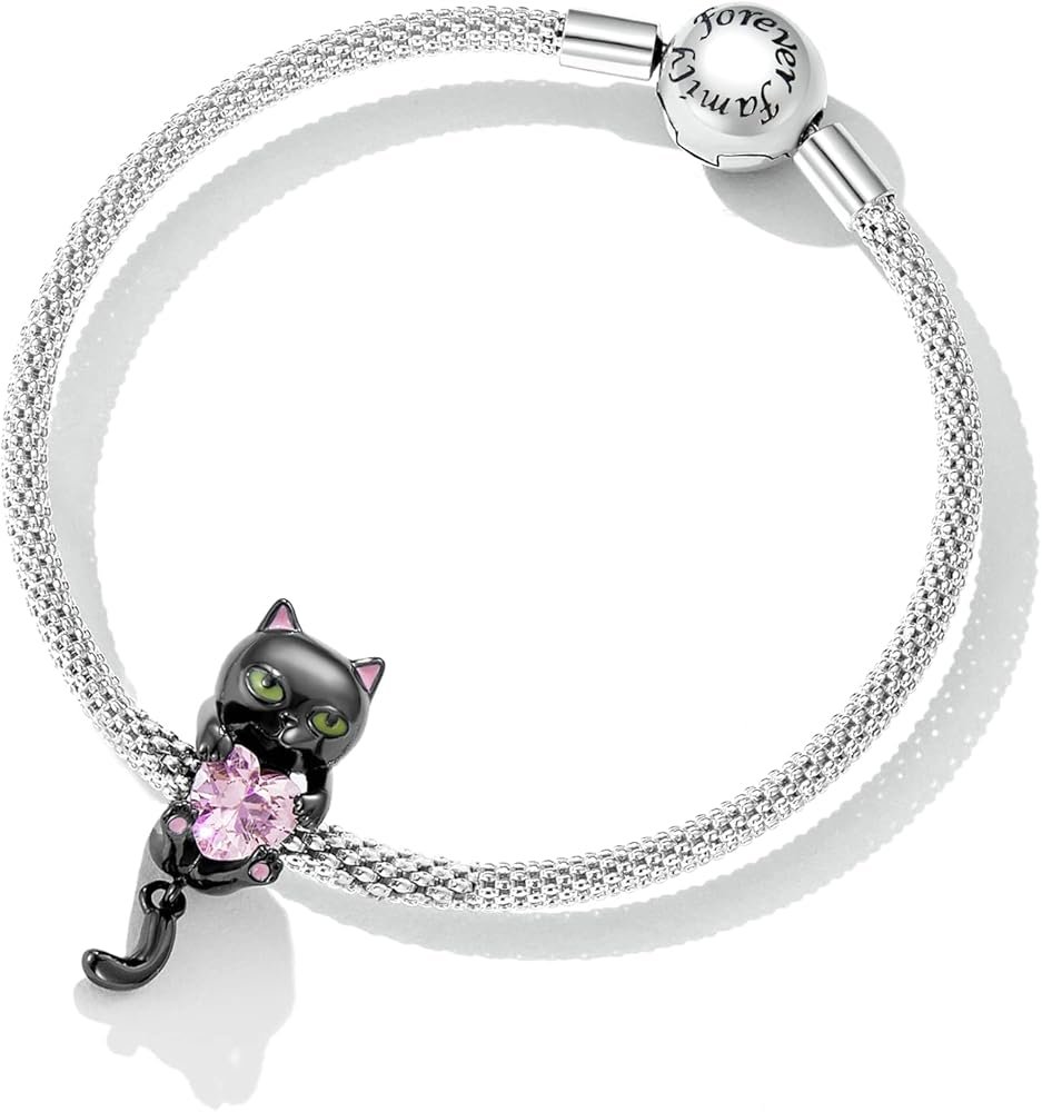 Elegant Bracelets A Breloques Noir - Pandora