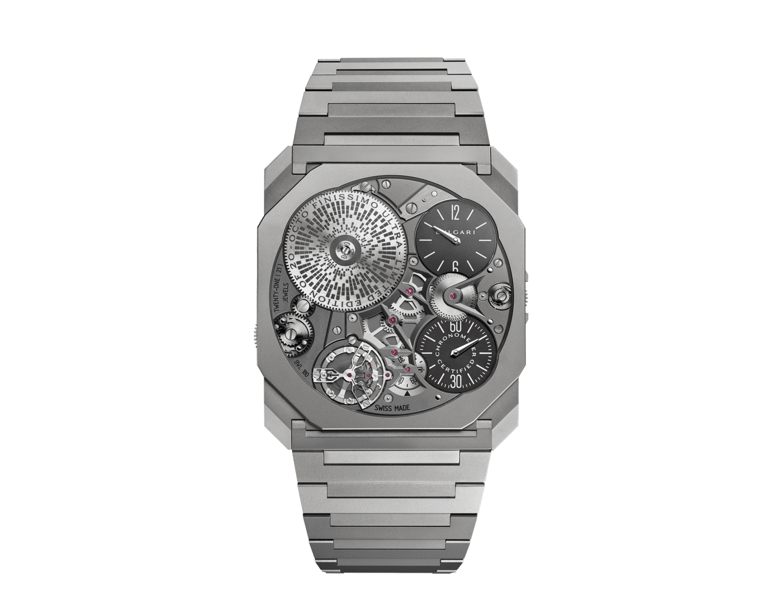 Ensembles Or Titane Minimaliste Bulgari