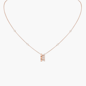 Messika Marron Colliers Or Rose
