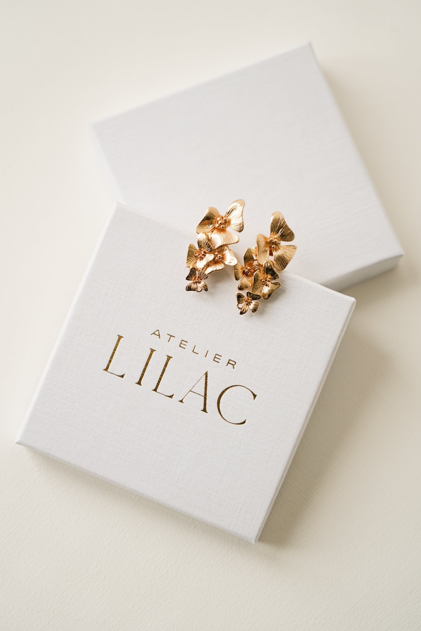 Minimaliste Boucles Doreilles En Or 295 Rose - Bulgari