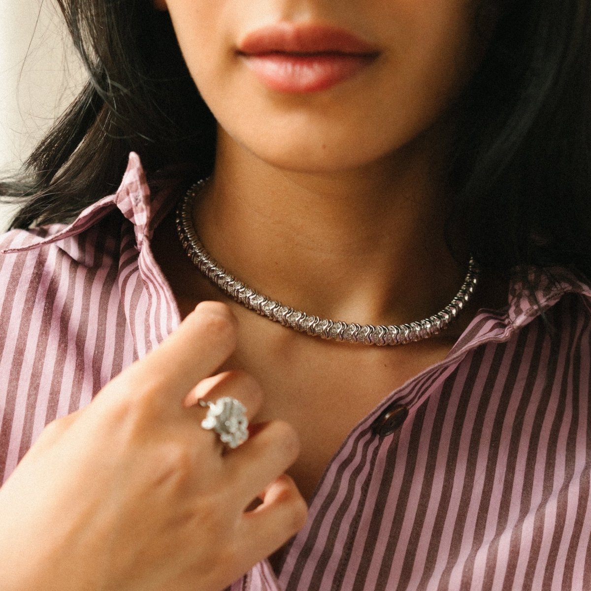 Minimaliste Colliers Ras De Cou Rose - Bulgari