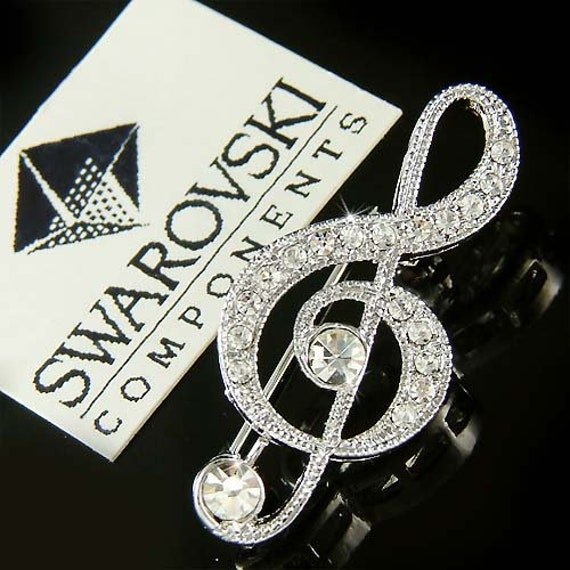 Moderne Broches Or Argent 925 Swarovski