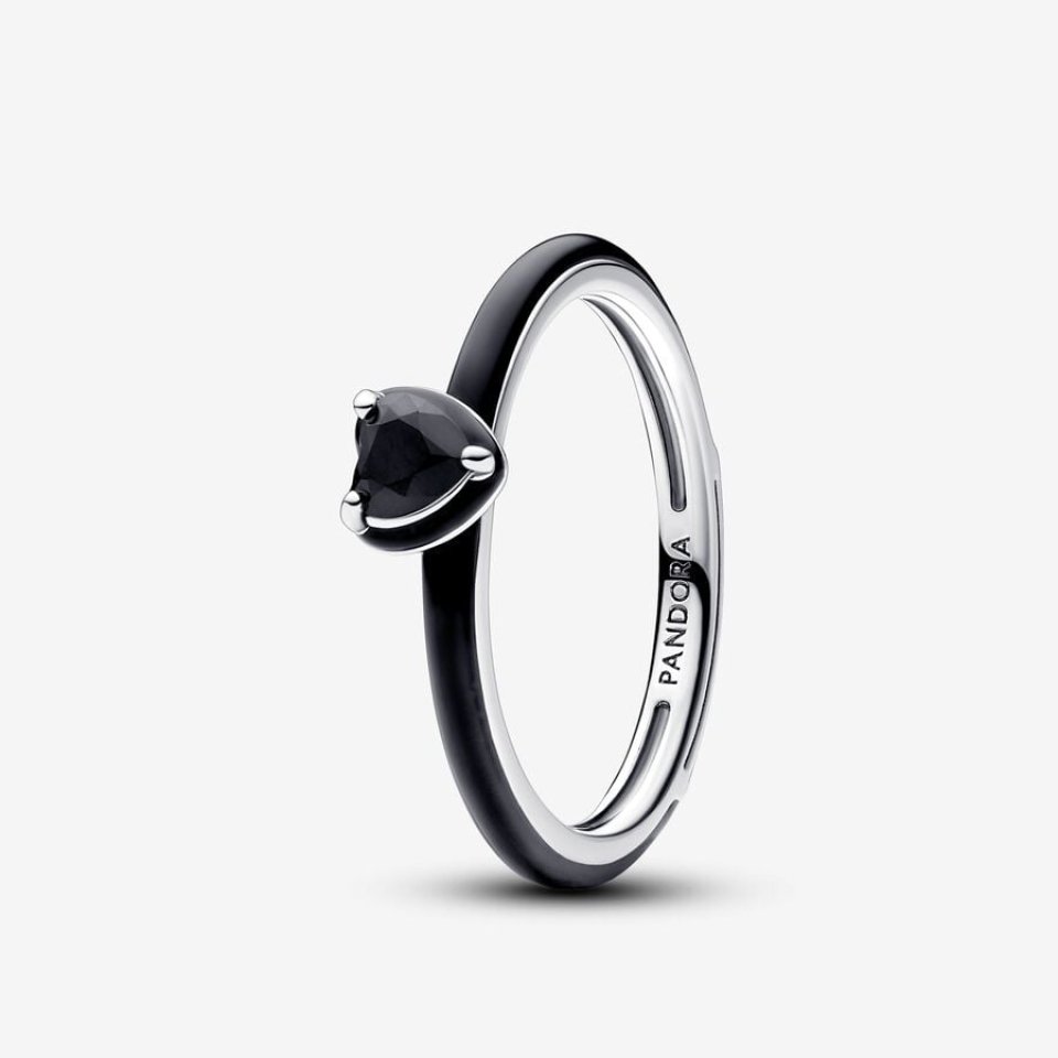 Pandora Bagues Avec Diamants Or 18K - Noir