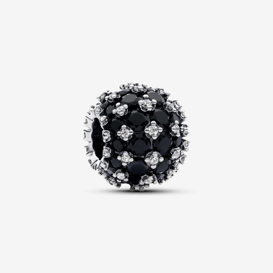 Pandora Noir Boucles Doreilles Fantaisie Or 18K