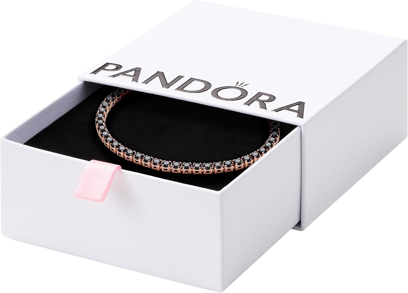 Pandora Noir Bracelets Tennis Or 18K
