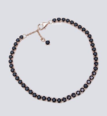 Pandora Noir Bracelets Tennis Or 18K