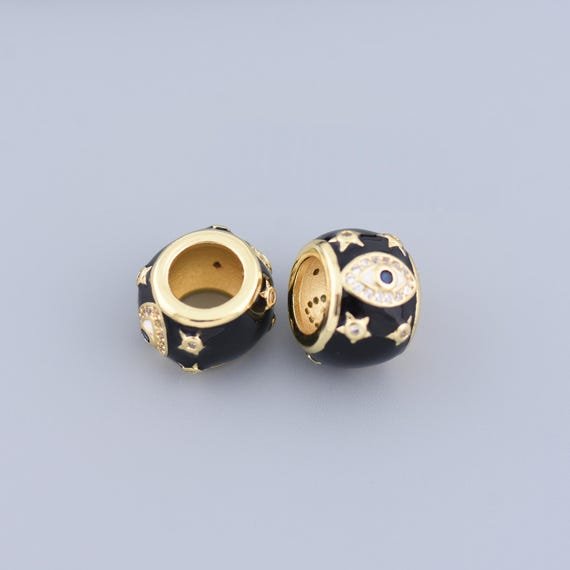 Pandora Noir Pendentifs Diamant Or 18K