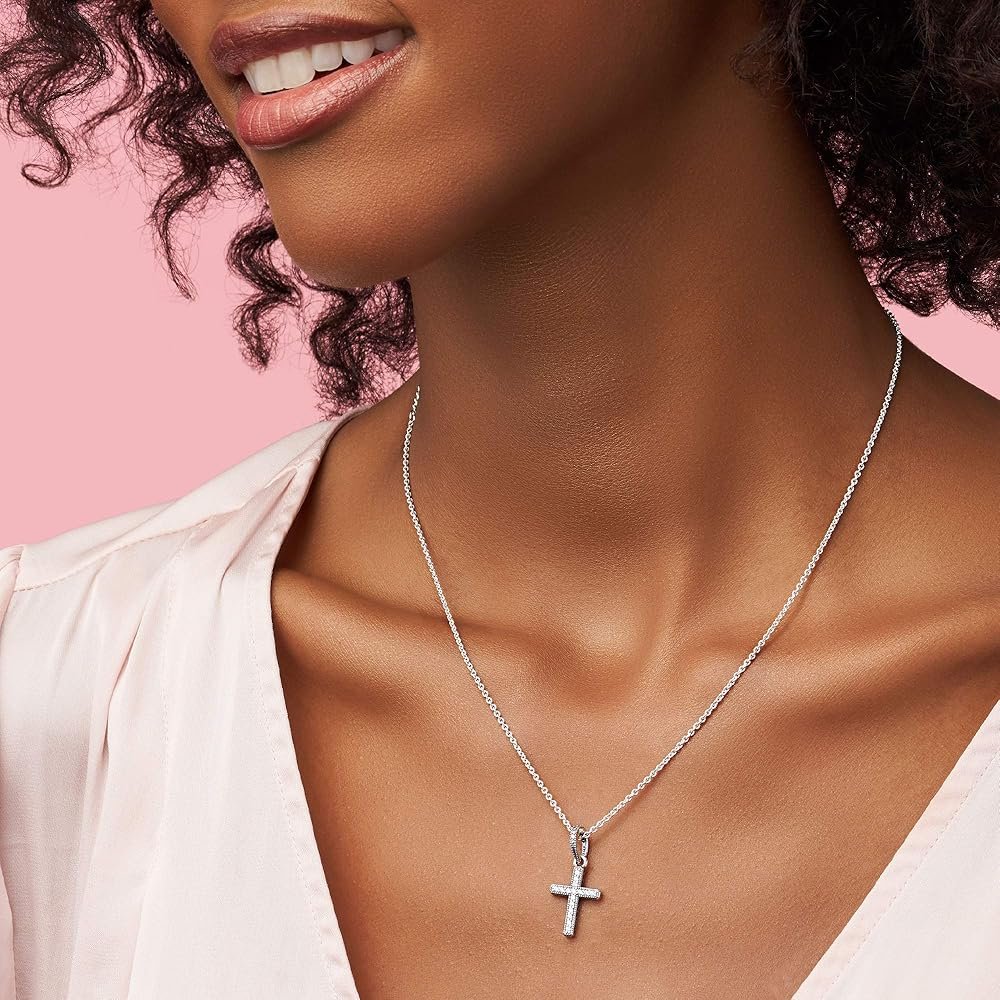 Pandora Pendentifs Croix Elegant - Or 18K