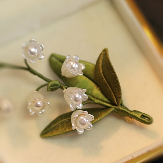 Piaget Broches Florales Perle - Vert