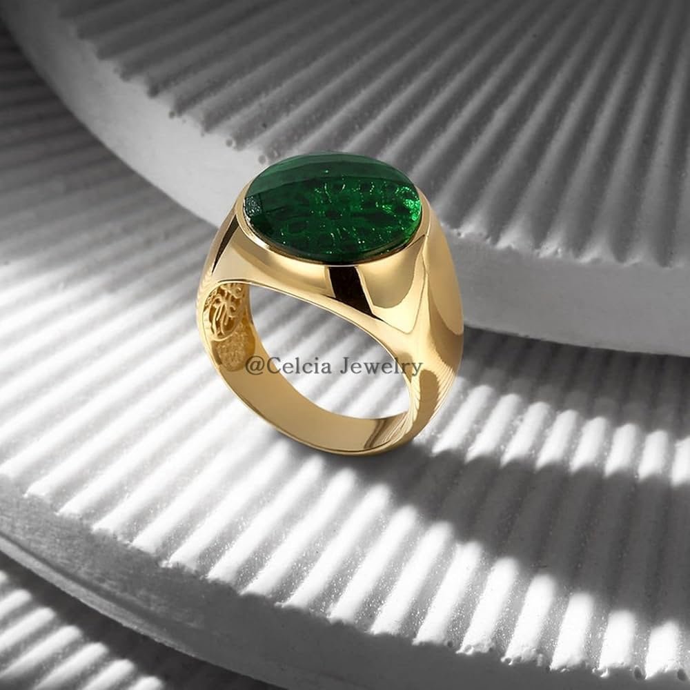 Piaget Vert Bagues Chevaliere Perle