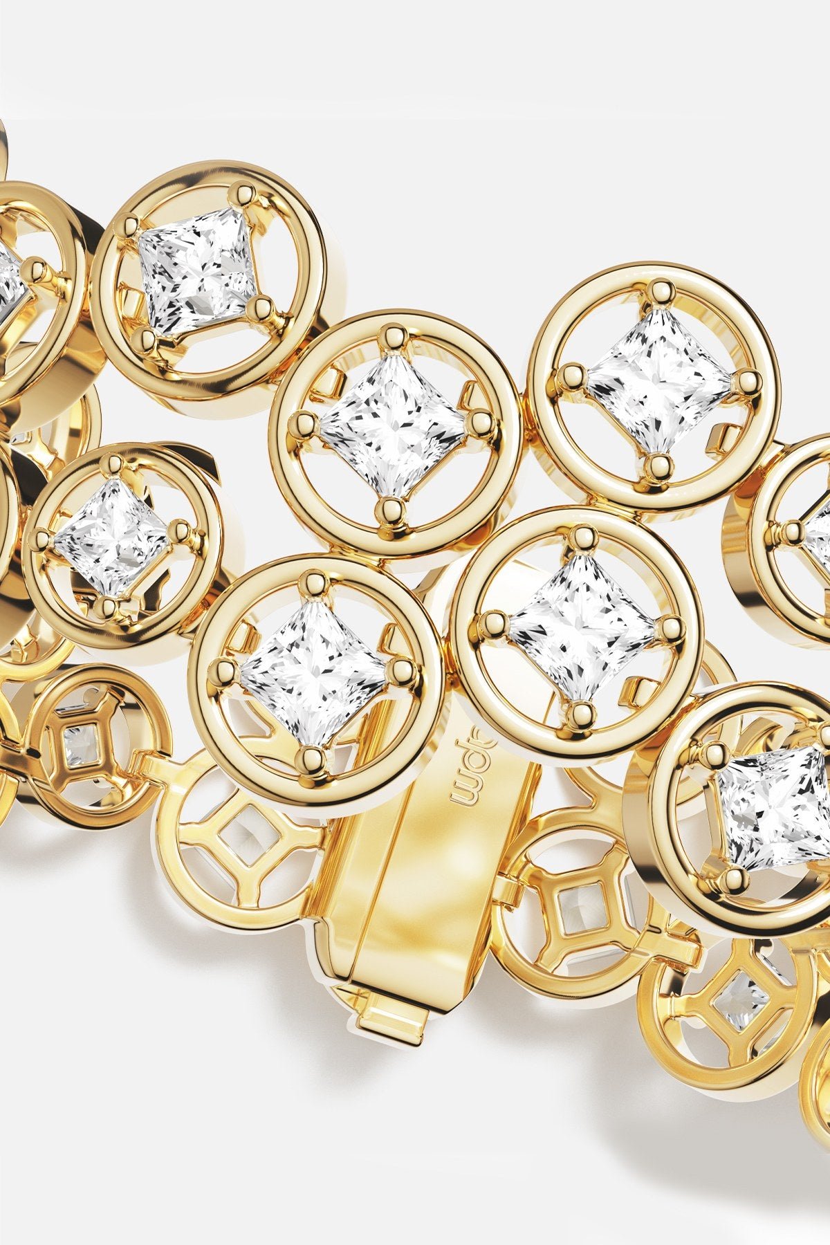 Raffine Ensembles Collier Bracelet Et Boucles Doreilles Platine Apm Monaco