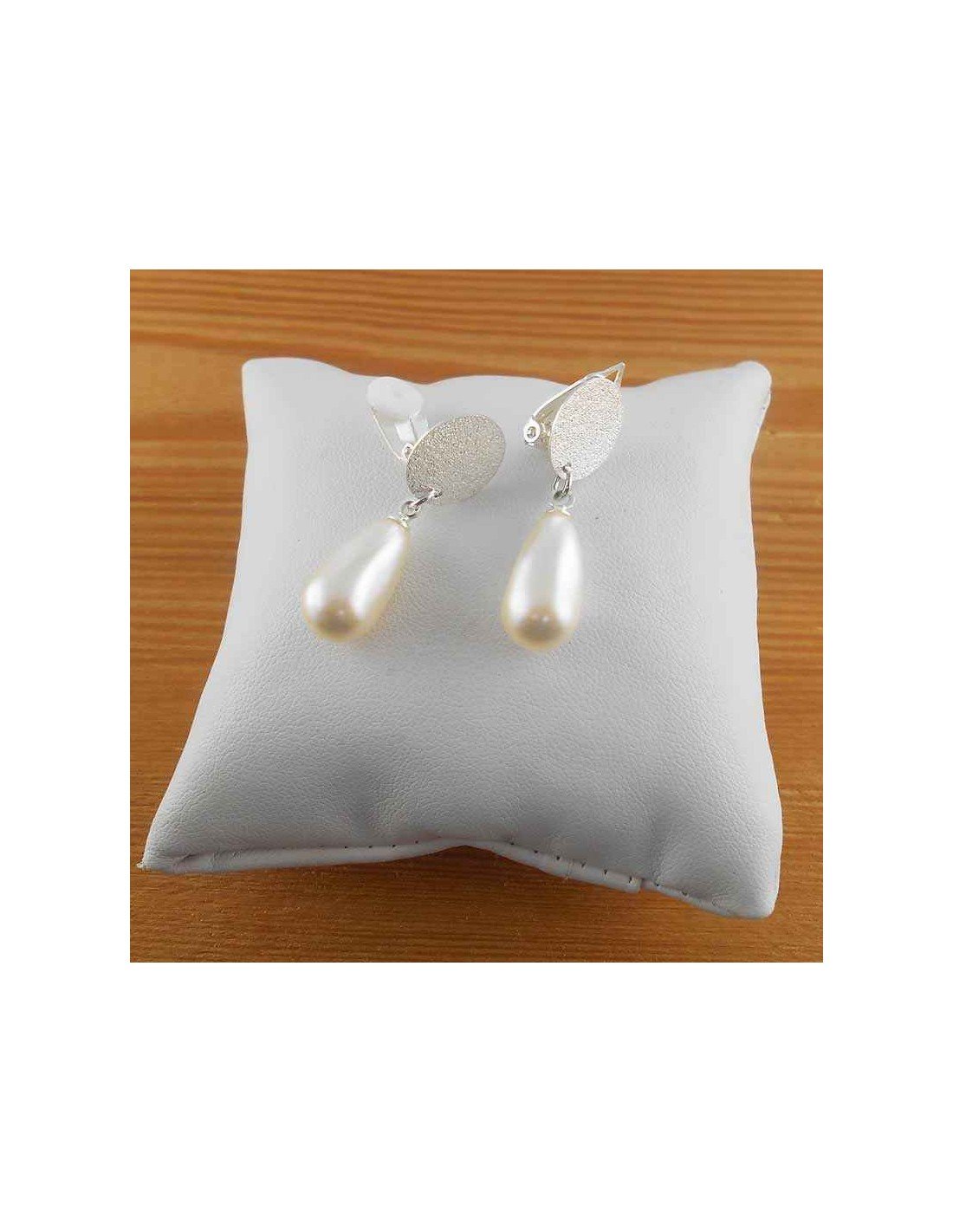 Swarovski Blanc Boucles Oreilles Or Argent 925