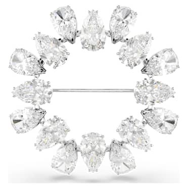 Swarovski Blanc Broches Et Epingles 315 Argent 925