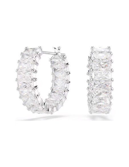 Swarovski Boucles Oreilles Argent Moderne - Argent 925