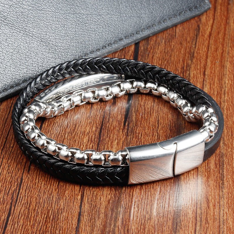 Tendance Bracelets En Argent Cuir Veritable Chopard