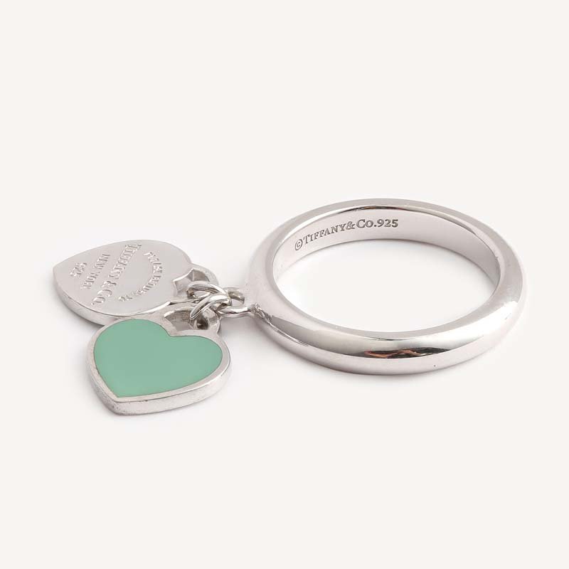 Tiffany Argent Bagues Plaque Or