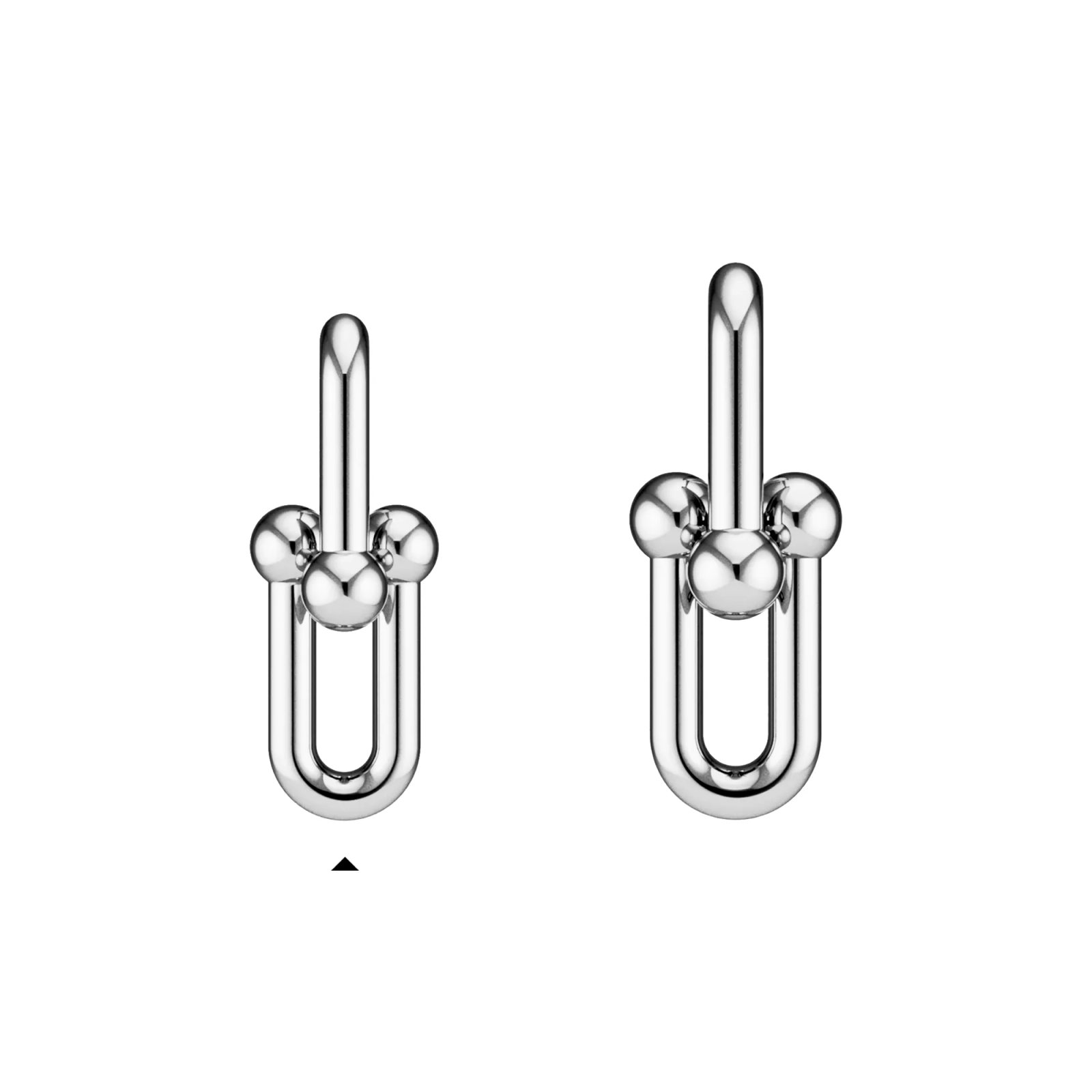 Tiffany Argent Boucles Oreilles Argent Plaque Or