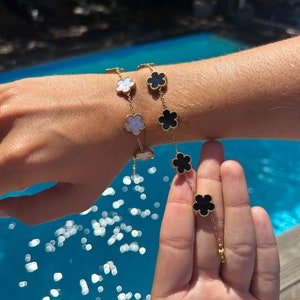 Van Cleef Bracelets Breloques Cristal - Rouge
