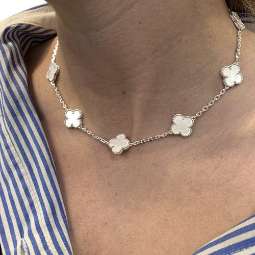 Van Cleef Colliers Classique - Platine
