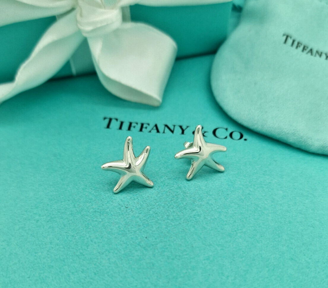 Vintage Boucles Doreilles En Diamant 296 Argent - Tiffany