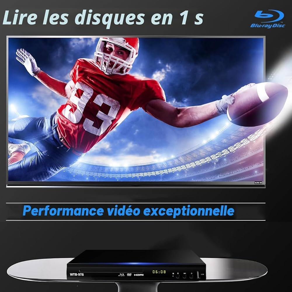 Lecteurs Blu Ray Et Dvd Bleu Performance