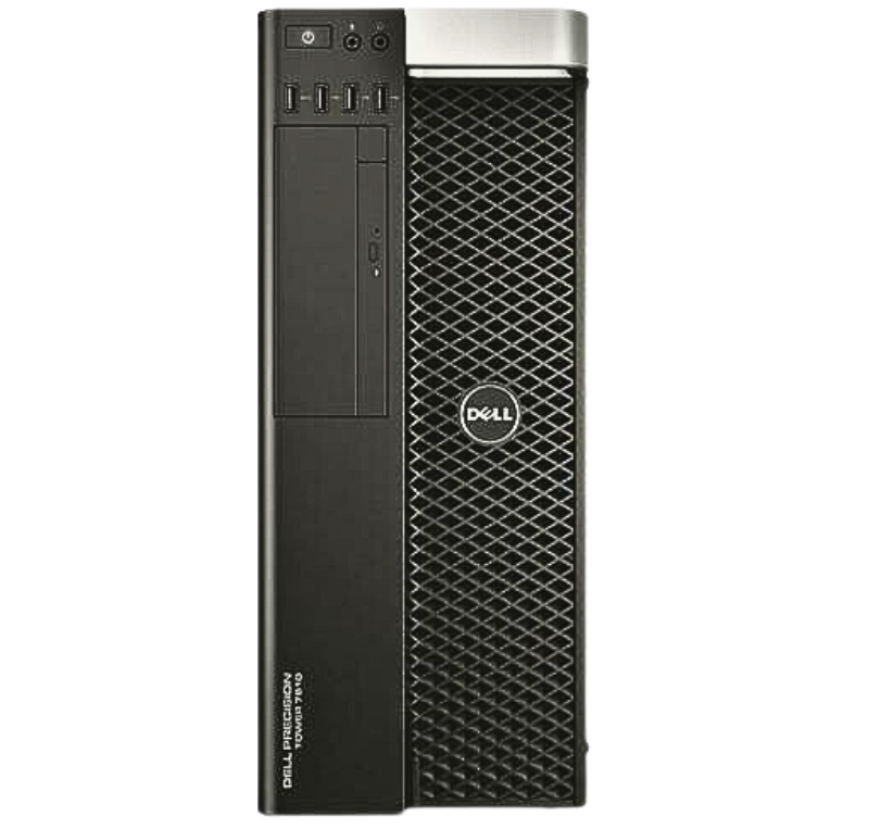 Workstation DELL Precision Tower 7810 avec 2x Intel Xeon E5-2637 v3 3,5 GHz, 32 Go DDR4, SSD 1 To +