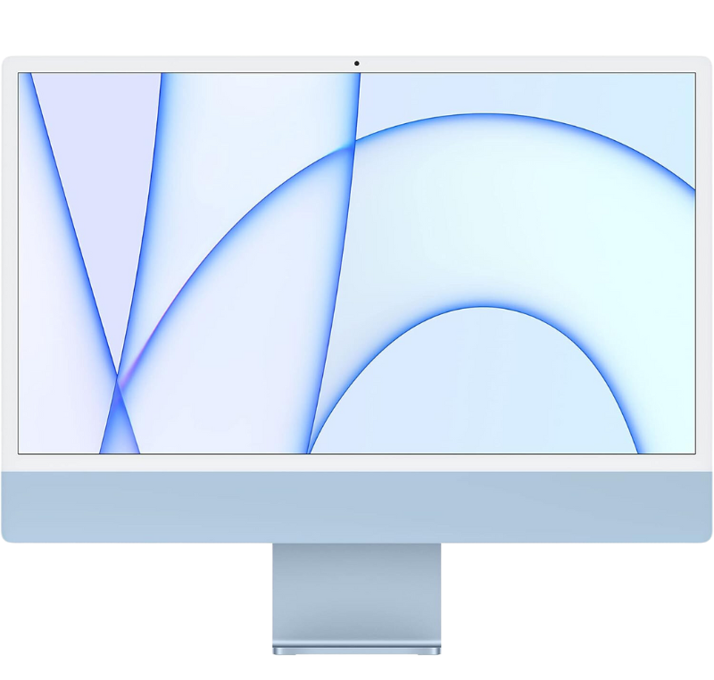 Apple iMac 24" Puce M3 - Écran 4.5K Retina, 16 Go RAM, 512 Go SSD Bleu