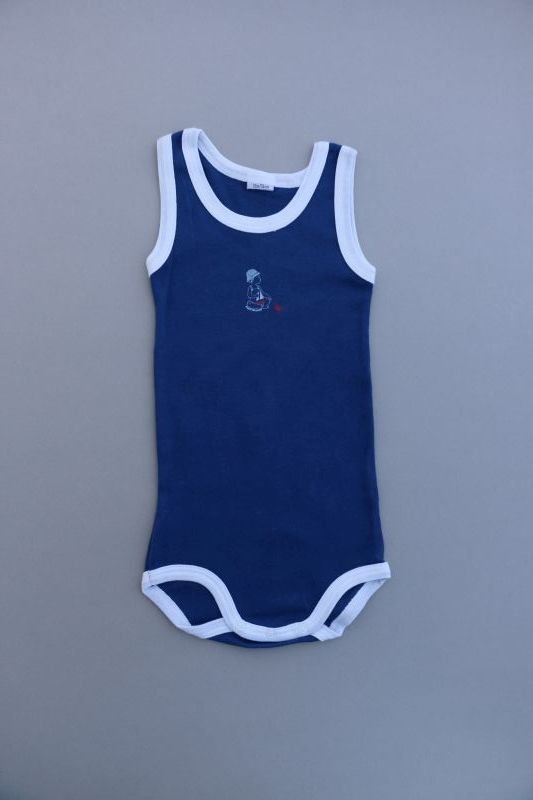 Bleu Bodysuits Petit Bateau