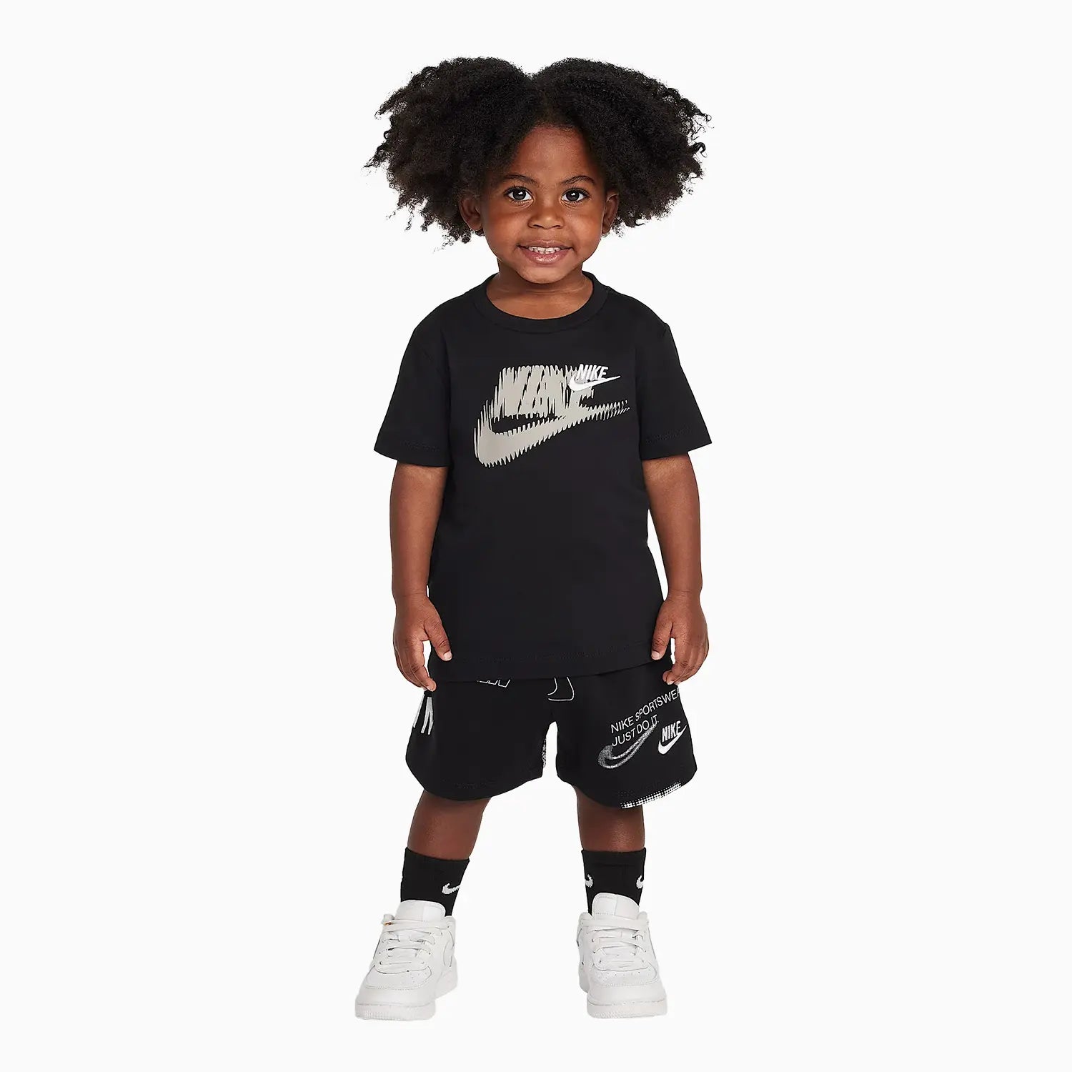 Nike Shorts Tshirts Enfant - Noir