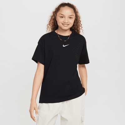 Nike Tshirts Tops Bebe Noir