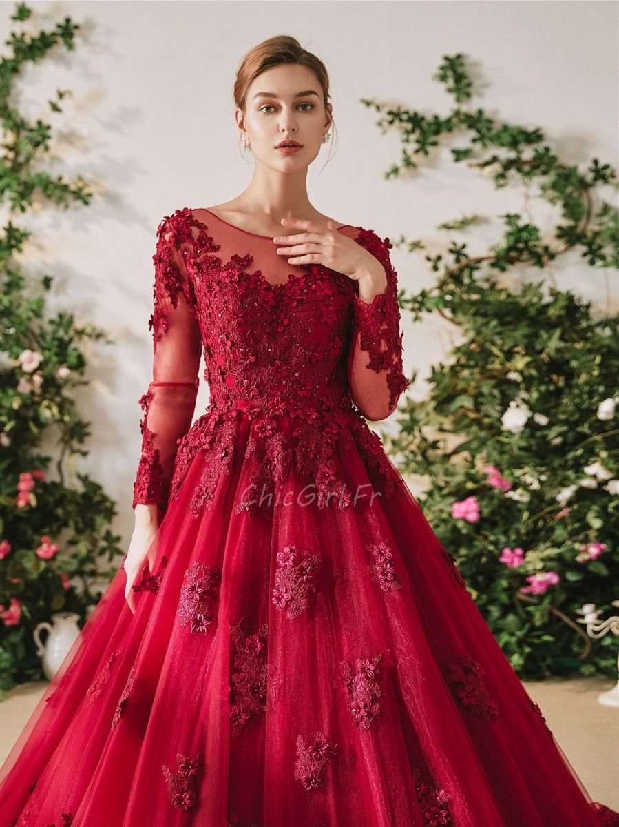 Ralph Lauren Robes de Ceremonie Rouge