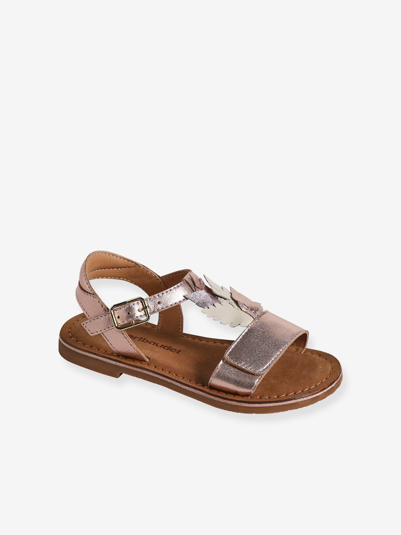 Sandale enfants filles en cuir